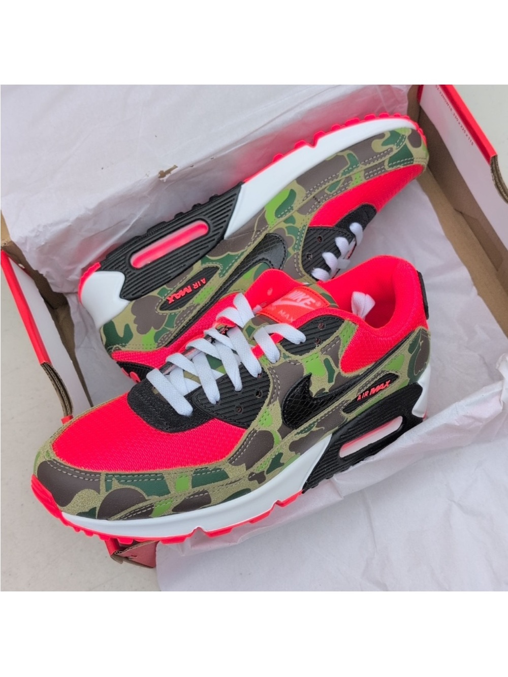 Nike Air Max 90 Hot Pink Camo Trainers